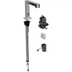 Grifo electrónico para lavabo Geberit Brenta, montaje de encimera, servicio de red, para caja funcional empotrada: Cromado brillante, Mezclador=Sin mezclador